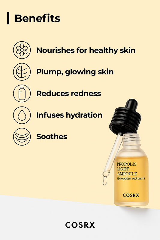 COSRX Propolis Light Ampoule 30ml | K-Beauty Nourishing Serum for Sensitive Skin