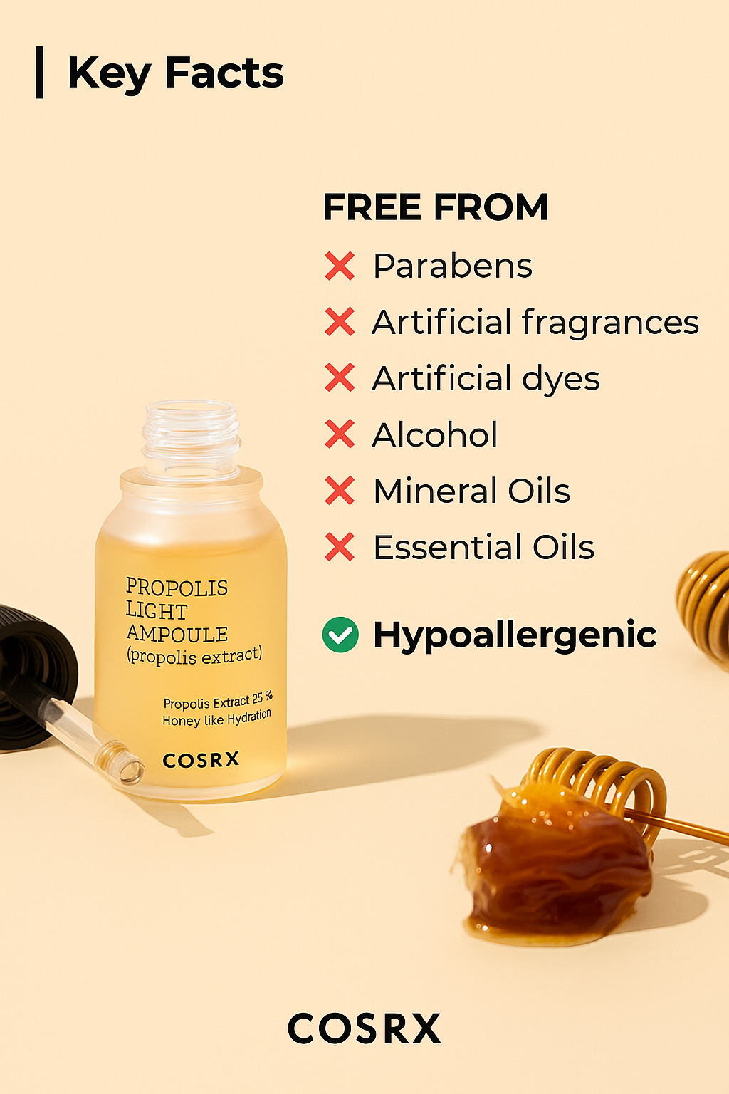 COSRX Propolis Light Ampoule 30ml | K-Beauty Nourishing Serum for Sensitive Skin