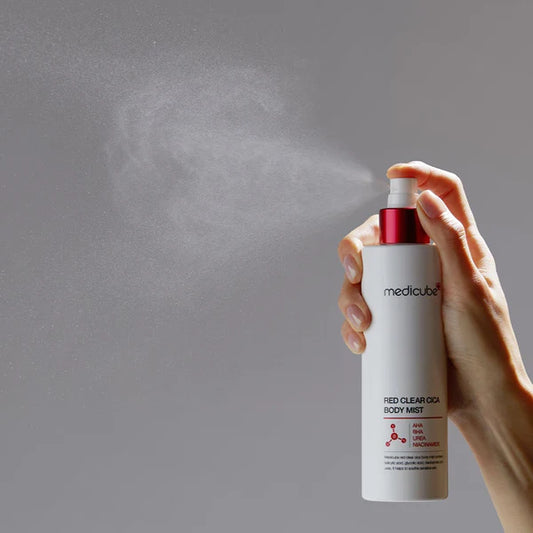 Medicube Red Clear Cica Body Mist 200ml | K-Beauty Soothing Spray for Body Acne