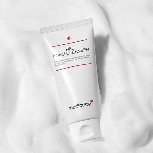 Medicube Red Foam Cleanser 120ml | K-Beauty Cica Soothing Face Wash for Acne-Prone Skin