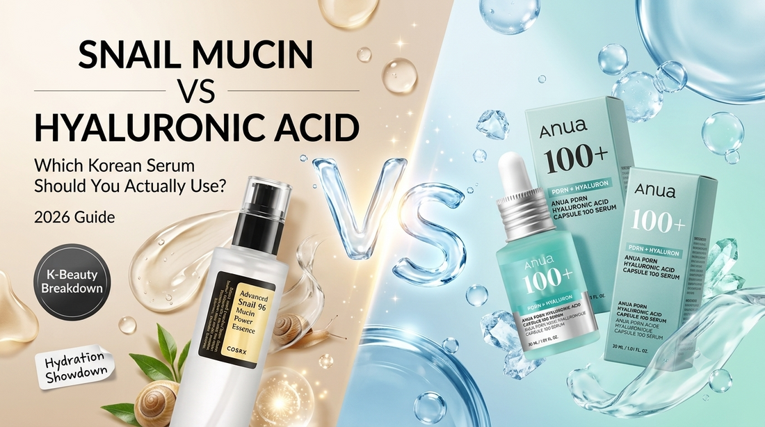 Snail Mucin vs Hyaluronic Acid: Which Korean Serum Should You Actually Use? (2026 Guide)