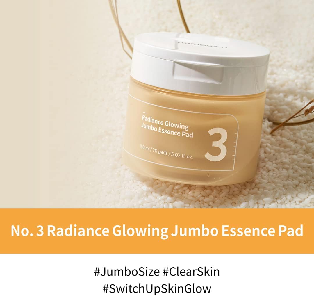 No.3 Radiance Glowing Jumbo Essence Pad | Numbuzin