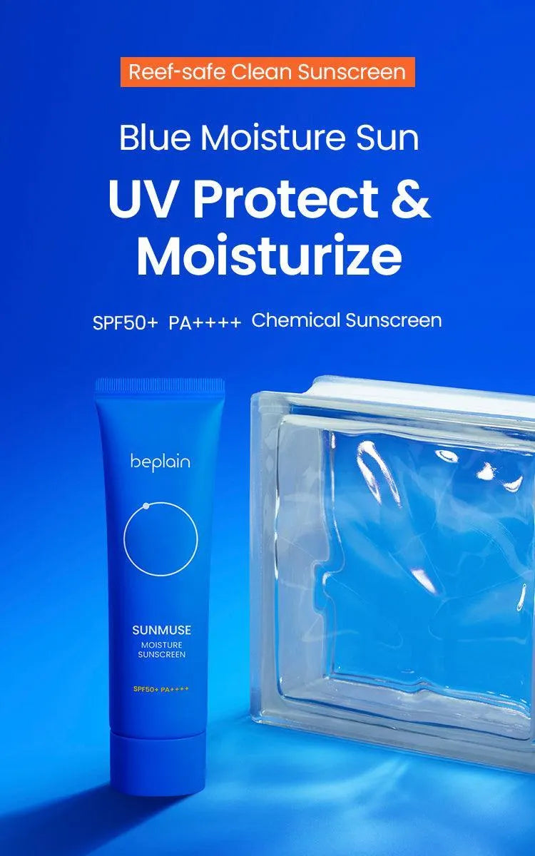 [Beplain] Clean Ocean Moisture Sun Screen SPF50+ PA+++ (50ml / 1.69 fl oz)