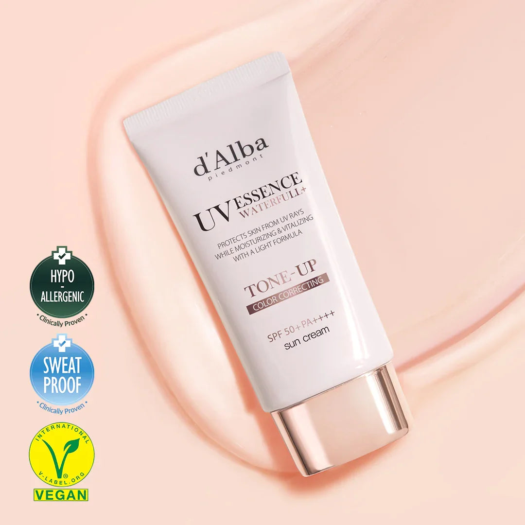 [d'Alba] Waterfull Essence Tone-Up Sun Cream SPF50+ PA++++ (50ml / 1.69 fl oz)