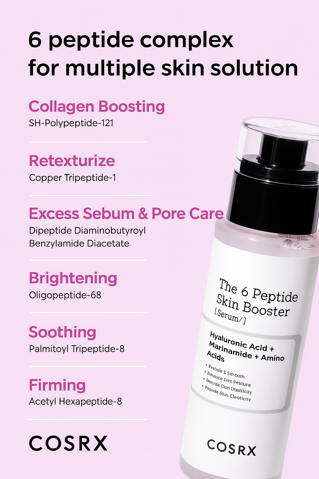 [ COSRX ] 6 Peptide Skin Booster Serum (150ml)