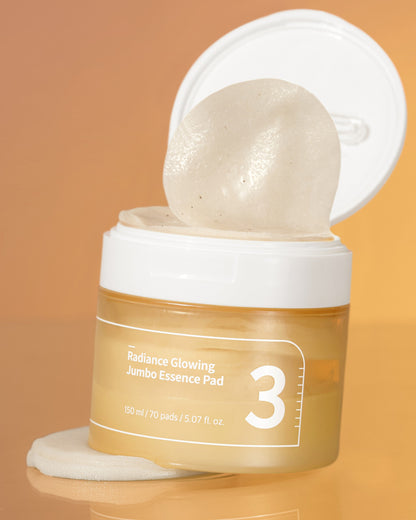 No.3 Radiance Glowing Jumbo Essence Pad | Numbuzin