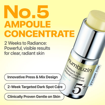 No.5 Glutathione TXA Advanced Dark Spot Ampoule | Numbuzin