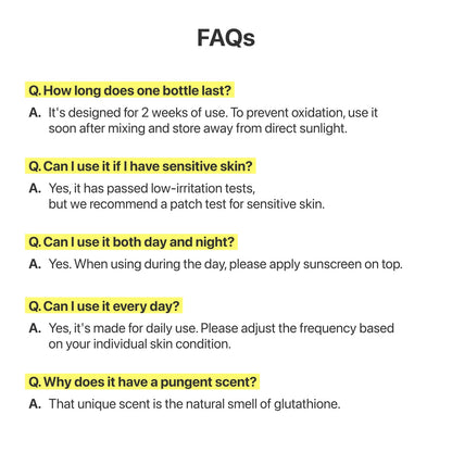 No.5 Glutathione TXA Advanced Dark Spot Ampoule | Numbuzin