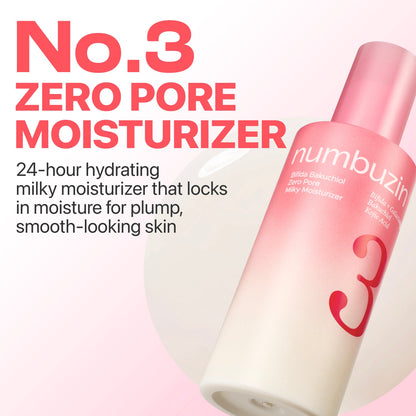 No.3 Bifida Bakuchiol Zero Pore Milky Toner 200ml | Numbuzin