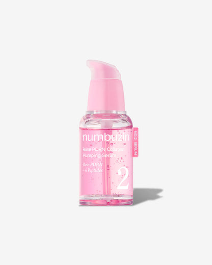 No.2 Rose PDRN Collagen Plumping Serum 30ml | Numbuzin