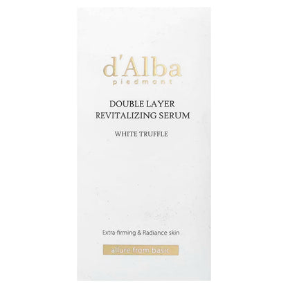 [d'Alba] White Truffle Double Layer Revitalizing Serum (30ml / 1.01 fl oz)
