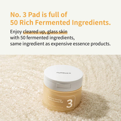 No.3 Radiance Glowing Jumbo Essence Pad | Numbuzin