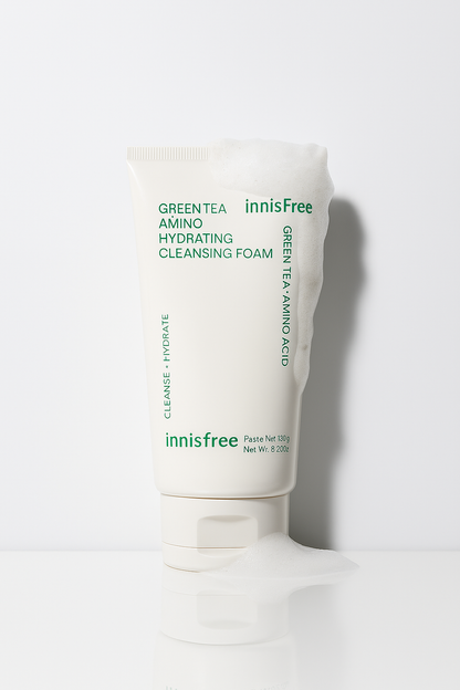 [ INNISFREE ] Green Tea Amino Acid Cleansing Foam (150g / 5.07 oz)