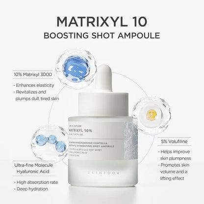 Skin1004 Matrixyl 10 Boosting Shot Ampoule – Anti-Aging Peptide Serum