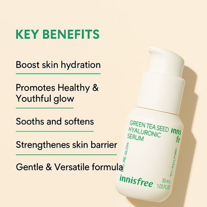 [ INNISFREE ] Green Tea Seed Hyaluronic Serum (50ml)