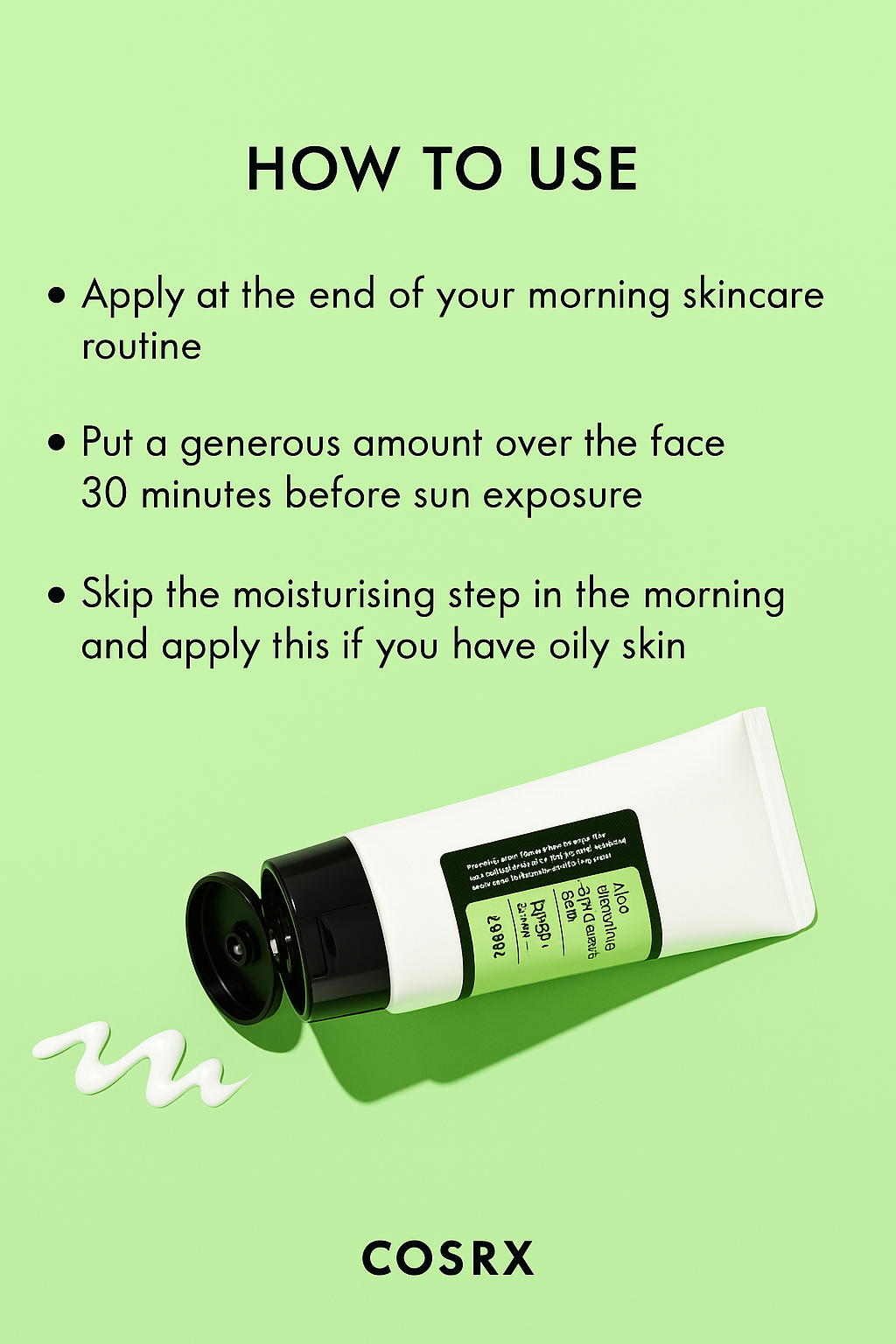 [ COSRX ] Aloe Soothing Sun Cream SPF50+ PA+++ (50ml)