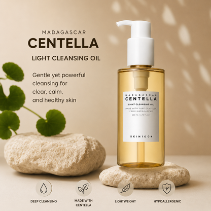 Skin1004 Madagascar Centella Light Cleansing Oil – Gentle Makeup Remover
