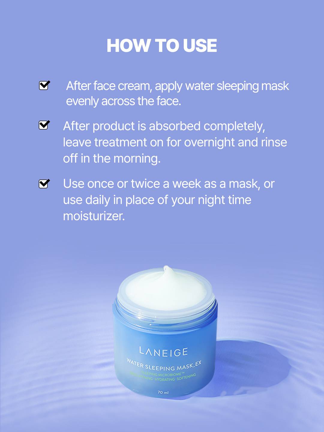 [ LANEIGE ] Water Sleeping Mask (70ml)