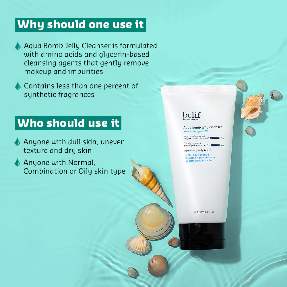 [ BELIF ] Aqua Bomb Jelly Cleanser (150ml)