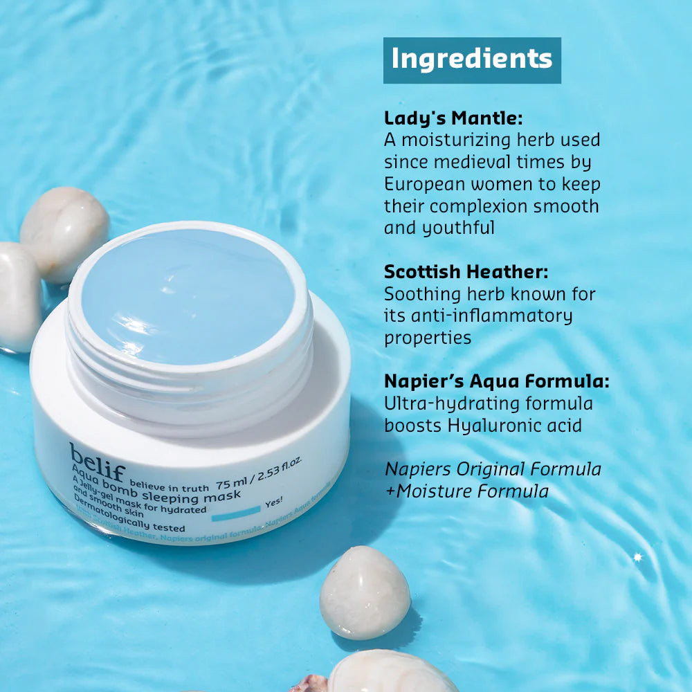 [ BELIF ] Aqua Bomb Sleeping Mask (75ml)