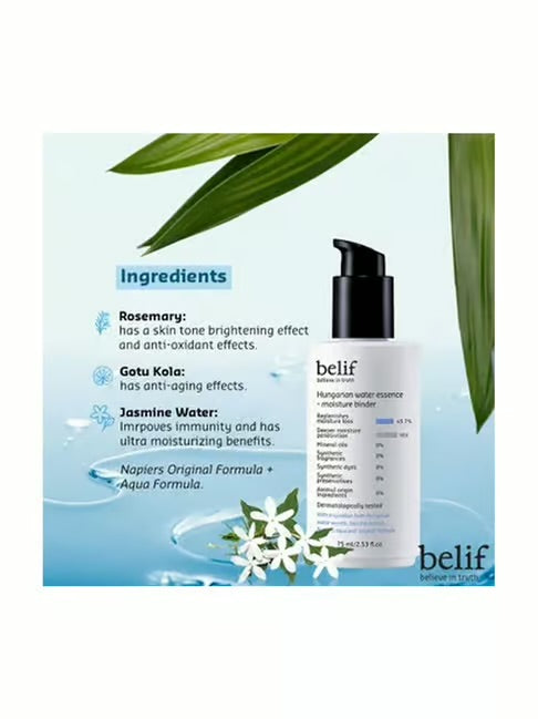 [ BELIF ] Hungarian Water Essence – Moisture Binder (75ml)