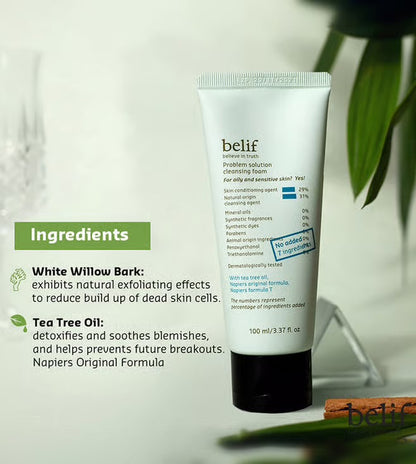 [ BELIF ] Problem Solution Cleansing Foam (150ml)