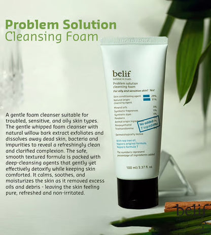 [ BELIF ] Problem Solution Cleansing Foam (150ml)