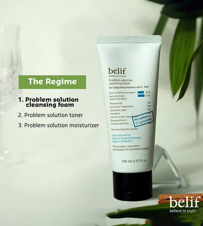 [ BELIF ] Problem Solution Cleansing Foam (150ml)