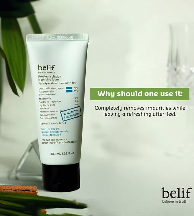 [ BELIF ] Problem Solution Cleansing Foam (150ml)