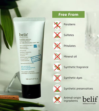 [ BELIF ] Problem Solution Cleansing Foam (150ml)