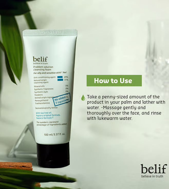 [ BELIF ] Problem Solution Cleansing Foam (150ml)
