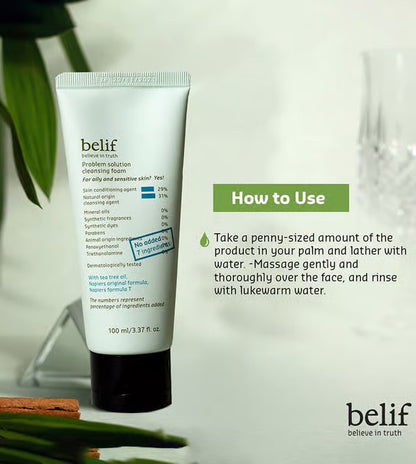 [ BELIF ] Problem Solution Cleansing Foam (150ml)