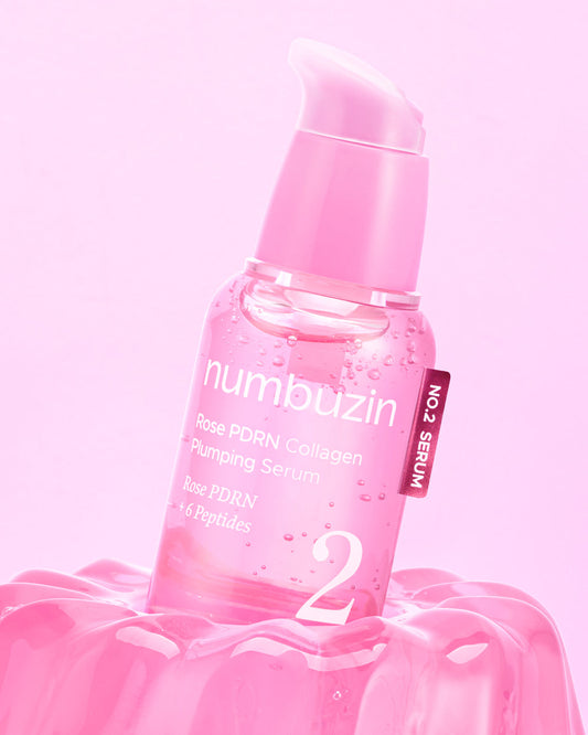 No.2 Rose PDRN Collagen Plumping Serum 30ml | Numbuzin