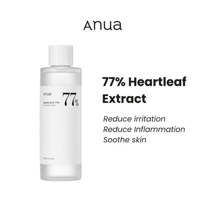 Anua Heartleaf 77% Soothing Toner 250ml – Calming pH-Balancing Toner