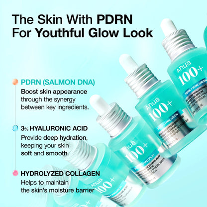 Anua PDRN Hyaluronic Acid Capsule 100 Serum 30ml – Hydrating Repair Serum