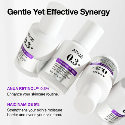 RETINOL 0.3 + NIACIN Renewing Serum 30ml | Anua Anti-Aging
