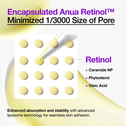 RETINOL 0.3 + NIACIN Renewing Serum 30ml | Anua Anti-Aging