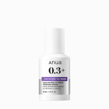 RETINOL 0.3 + NIACIN Renewing Serum 30ml | Anua Anti-Aging