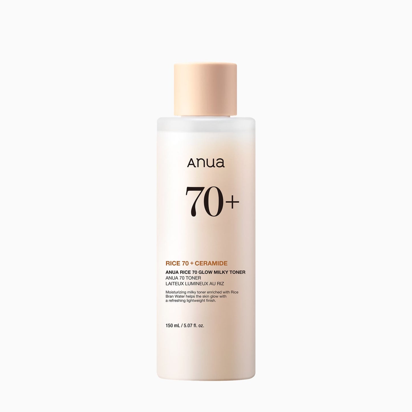 Anua Rice 70% Glow Milky Toner 250ml – Brightening Glass Skin Toner