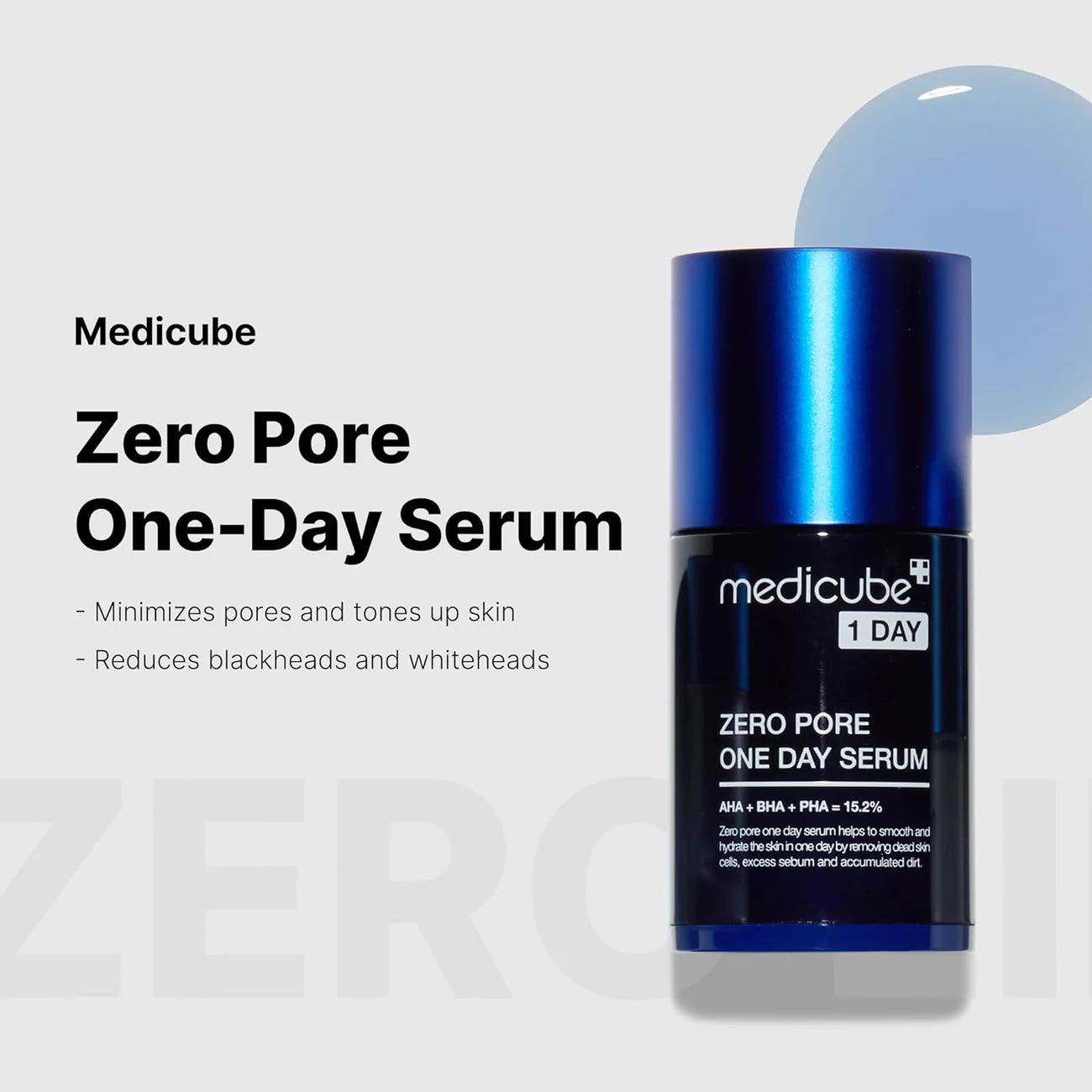 [Medicube] Zero Pore One-Day Serum (30ml / 1.01 fl oz)