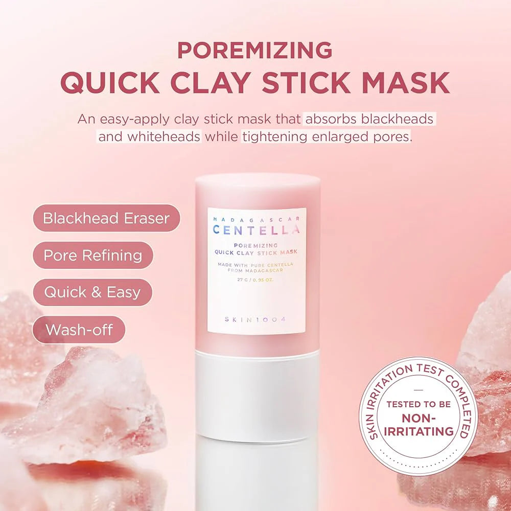 Skin1004 Centella Poremizing Quick Clay Stick Mask – Pore-Refining Spot Mask